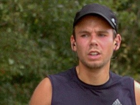 Andreas Lubitz runs the Airportrace half marathon in Hamburg in this September 13, 2009 file photo. REUTERS/Foto-Team-Mueller