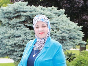 Poet and author Najah Shuqair will be signing and selling copies of her collection of poems Sarnia, You Are In My Heart at Lambton Mall every Saturday during the month of April. All proceeds will go towards the Canadian Diabetes Association. 
CARL HNATYSHYN/SARNIA THIS WEEK/QMI AGENCY