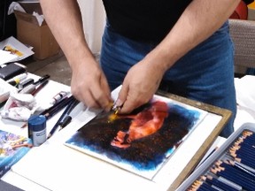 Comic book artist Richard Pace was among the guests at the recent Toronto ComiCon. (Supplied photo)