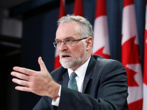 Canada's Auditor General Michael Ferguson speaks during a news conference upon the release of his report in Ottawa November 25, 2014. REUTERS/Chris Wattie