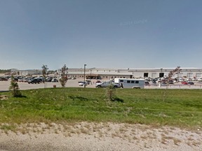 The Halliburton industrial park west of Clairmont, Alta.
(Screenshot from Google Maps)