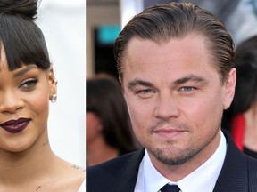 Rihanna and Leonardo DiCaprio. (WENN.com)