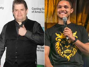 Patton Oswalt and Trevor Noah (WENN photos)