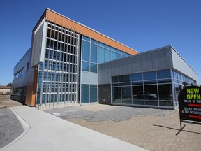 The new Hastings Prince Edward Public Health building is shown here in Belleville Wednesday.