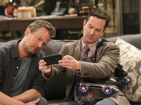 Matthew Perry and Thomas Lennon in The Odd Couple (Handout photo)