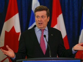 Mayor John Tory (Dave Thomas/Toronto Sun)