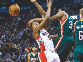 Raptors first-round pick Bruno Caboclo is very much a work in progress. (ERNEST DOROSZUK/Toronto Sun)