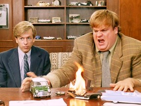 David Spade and Chris Farley in "Tommy Boy."