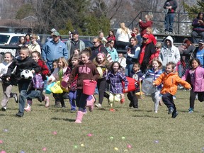 File picture: Wallaceburg Easter Egg hunt 2014 at Kinsmen Park