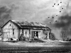 Evelyn Buchner, a member of the Sarnia Photographic Club, is displaying her image, London Line Barn, at the club's April Gallery Exhibition at the Lawerence House Centre for the Arts. The exhibition opened on Wednesday and will continue to April 24. (HANDOUT/ SARNIA OBSERVER/ QMI AGENCY)