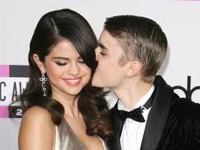 Selena Gomez and Justin Bieber. (Adriana M. Barraza/WENN.COM)