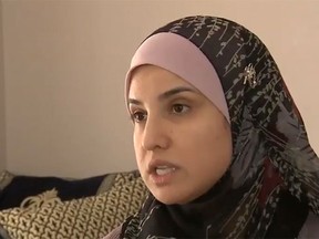 Hanane Mehdi was taking the subway to work in downtown Montreal on Tuesday when she says she was the victim of a racist attack. (TVA/QMI AGENCY)