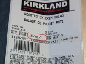Costco has recalled its Kirkland Signature roasted chicken salad because of possible Listeria contamination. (Handout)