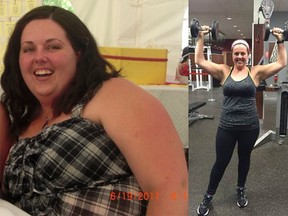 Carrie, who asked that her last name not be used, lost 100 pounds and is a much healthier 175 pounds. A smoker for 20 years, she hasn't had a cigarette in four months.