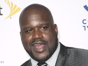 Shaquille O'Neal attends the Comedy Central Roast of Justin Bieber at Sony Studios in Culver City on March 14, 2015. (Brian To/WENN.COM)