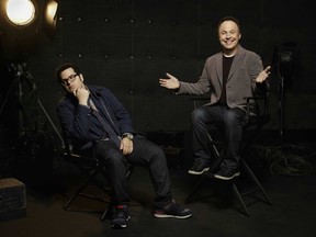 Josh Gad and Billy Crystal star in The Comedians (Handout photo)
