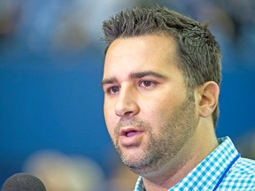Alex Anthopoulos' previous two off-season strategies didn't work out as he'd planned, but he's going the way of the youth in 2015, with six rookies making the opening day roster. (STAN BEHAL, Toronto Sun)
