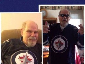 A Facebook posting last week has a Selkirk family pleading for the return of their late father's Winnipeg Jets' jersey, which they say was stolen in an April Fools Day break-and-enter. Darrell Porteous passed away in 2014 and the jersey is a special reminder of him for family members. (Facebook)