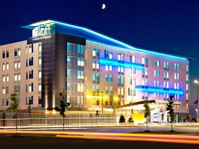 The Aloft Vaughan Mills hotel in the Greater Toronto Area has 131 loft-like guest rooms. (Handout)