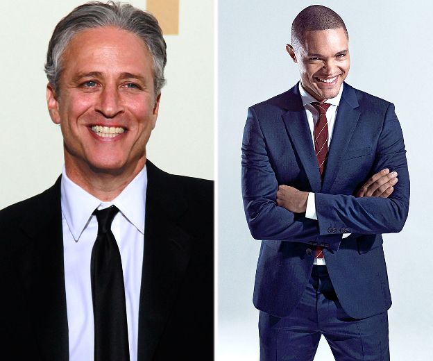 Jon Stewart and Trevor Noah. (Reuters/Handout)