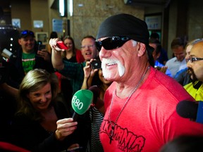 Wrestling legend Hulk Hogan is reportedly in a tiff with former wrestling buddy Scott Steiner. (Ernest Doroszuk/Toronto Sun/QMI Agency)