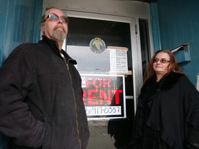 Jim Bender, with wife Angela Sjaarda, is currently awaiting sentencing for charges of selling marijuana from his former business Lady Godivas. The couple have recently closed the store down and moved to St. Williams to operate a gas bar and convenience store. (HEATHER RIVERS, Sentinel-Review)