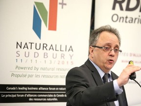 Alain Thivierge, director of Naturallia 2015, speaks at the launch of the event at College Boreal on Tuesday. Area companies will have a unique opportunity to expand this fall by partnering with firms from around the globe. From Nov. 11-13, Greater Sudbury is hosting Naturallia 2015, a major business-to-business matchmaking forum, event organizers announced today. Akin to “speed-dating” for businesses, it’s expected to attract upwards of 300 owners and executives from across Northern Ontario, Canada, and the world. Gino Donato/Sudbury Star