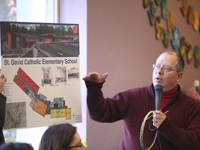 The Coalition for Liveable Sudbury announced the results of this year's Project Impact on Tuesday. Nine projects will receive funding of more than $3,000. Artist William Morin talks about the planting native plants and sweetgrass to regreen the new St. David school site. Project Impact is all about supporting small community projects that make a big difference. Gino Donato/Sudbury Star