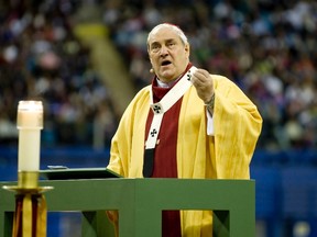 Cardinal Jean-Claude Turcotte, the former Archbishop of Montreal, is pictured at the Olympic Stadium in this file photo. (JOCELYN MALETTE/QMI Agency Files)