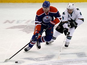The Oilers beat the Sharks 2-1 last time San Jose was in town in December. (David Bloom, Edmonton Sun)