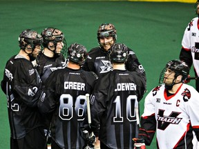 The Edmonton Rush have made the NLL playoffs the past three seasons and have clinched a spot in this year's post-season. (Codie McLachlan, Edmonton Sun)