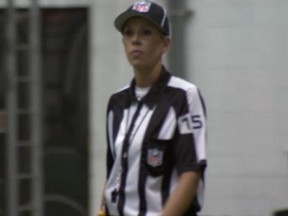 The NFL hired Sarah Thomas, their first female on-field official. (NFL.com)