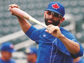 Slugger Jose Bautista is one of the four greatest Blue Jays of all-time according to Sun columnist Bob Elliott. (USA TODAY SPORTS)