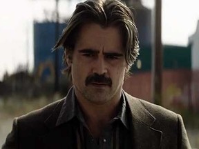 Colin Farrell in a scene from the second season of True Detective. (YouTube screen shot)