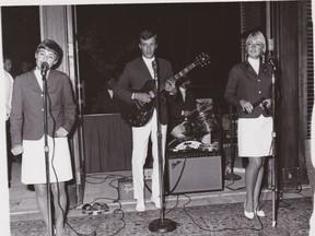 Ann Edwards, left, Cliff Edwards and Jacki Ralph were members of the Canadian pop group The Five Bells, who became The Bells after Ann left the group. (Supplied photo)