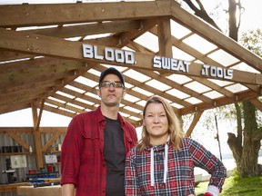 Teeterville's  Fabian and Luayn Sprik are the winners of $50,000 in the Discovery Channel program, Blood, Sweat & Tools.  (Photo Courtesy Discovery Canada)