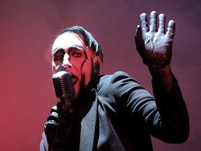 Marilyn Manson brought his Hell Not Hallelujah Tour to MTS Centre on Thursday. (BRIAN DONOGH/Winnipeg Sun)