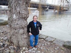 Todd Sleeper is the organizer of the 16th Annual Thames River Cleanup. (DEREK RUTTAN, The London Free Press)