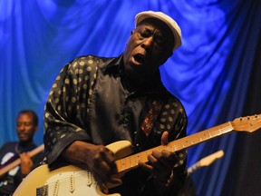 Buddy Guy, the 79-year-old Louisiana-born, Chicago-raised bluesman called by Eric Clapton the best guitar player alive, will play the Burton Cummings Theatre June 17 as part of the festival that runs June 11-21.