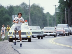 Terry Fox began his iconic Marathon of Hope from Newfoundland & Labrador 35 years ago today. (QMI AGENCY FILE PHOTO)