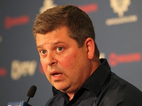 Dave Nonis was fired as the Maple Leafs GM on Sunday. (Stan Behal/Toronto Sun)
