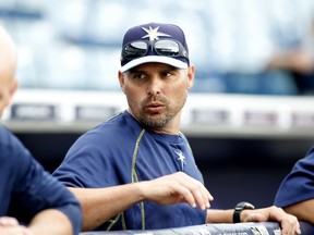 Rays manager Kevin Cash is the youngest manager in the big leagues. (AFP/PHOTO)