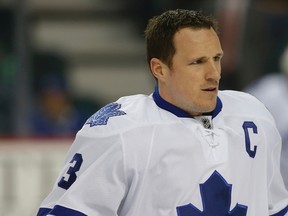 Various teams were interested in Maple Leafs captain Dion Phaneuf ahead of the trade deadline and it seems likely he'll be shipped in the off-season. (TORONTO SUN/FILES)