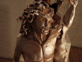 This statue created by Cliff Derksen, called Dancing David, was stolen last week. (WEB PHOTO)