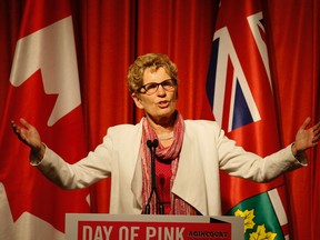 Ontario Premier Kathleen Wynne. (Stan Behal/Toronto Sun)