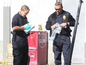 Winnipeg police investigate following an early-morning shooting in June 2013. (BRIAN DONOGH/WINNIPEG SUN FILE PHOTO)