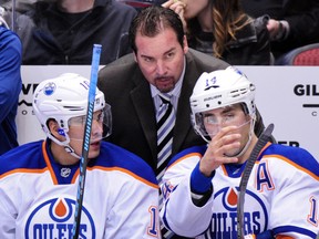 Todd Nelson remains Edmonton Oilers  interim head coach until GM Craig MacTavish makes up his mind on the future direction of the team (Matt Kartozian, USA TODAY).