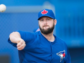 Blue Jays reliever Todd Redmond. (USA Today Sports)