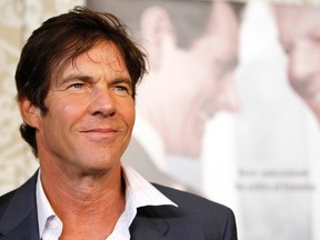 Cast member Dennis Quaid poses at the premiere of the movie "The Special Relationship" at the Director's Guild of America in Los Angeles in this May 19, 2010 file photograph. REUTERS/Mario Anzuoni/Files