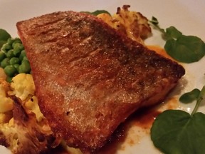 The Moroccan salmon is an Earls spring menu highlight. (Graham Hicks/Edmonton Sun)